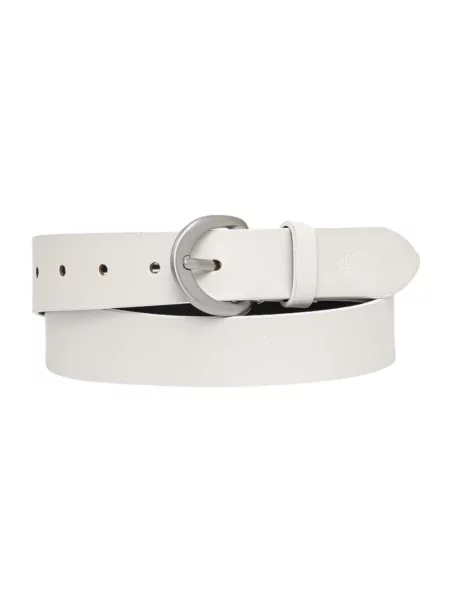Pasek Calvin Klein Jeans skórzany biały