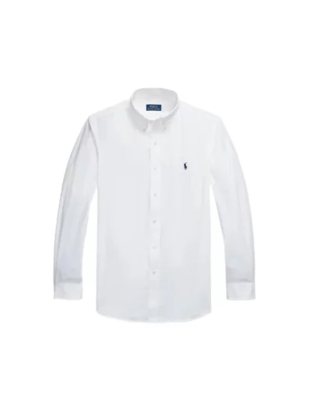 Lniana koszula Ralph Lauren biała