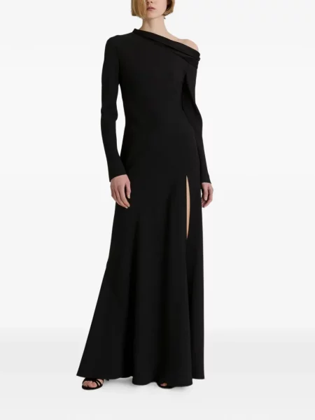 Rochie maxi Alberta Ferretti cu un umăr gol negru