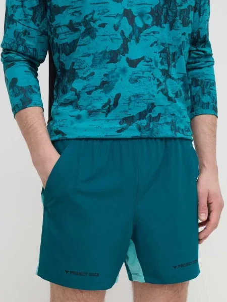 Kratke hlače za trening Under Armour Project Rock tirkizna