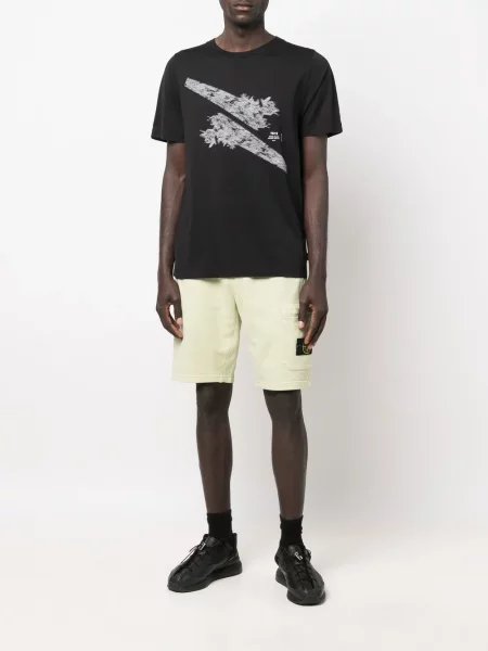 Szorty Stone Island z kamieniami zielone