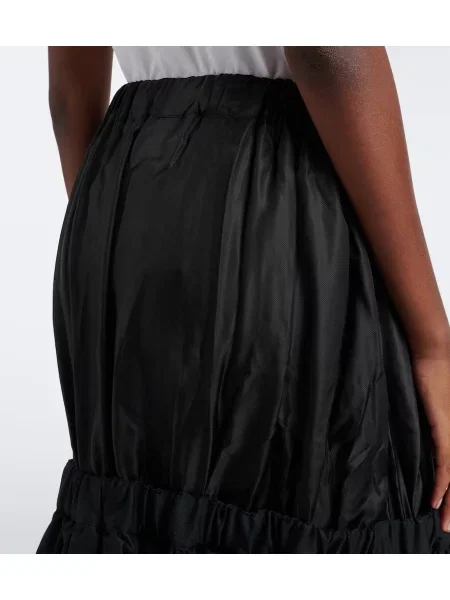 Fustă midi Noir Kei Ninomiya negru