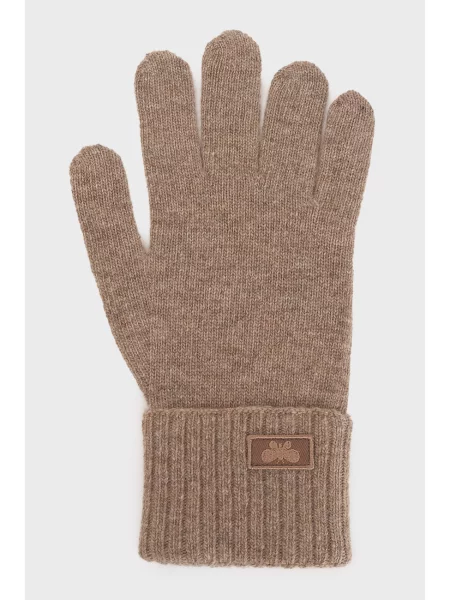 Рукавички Weekend Max Mara коричневі