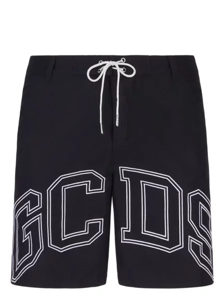 Slip de baie Gcds cu imagine negru