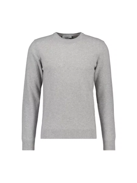 Dzianinowy sweter Daniele Fiesoli szary