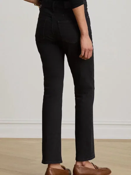 LAUREN RALPH LAUREN Džínsy Straight Fit čierna