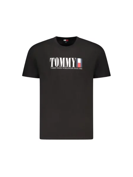 Polo Tommy Jeans czarne