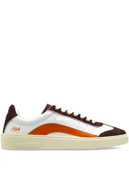Sneakerși Dsquared2 din piele alb