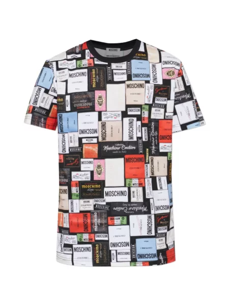 Tricou Moschino cu imagine alb