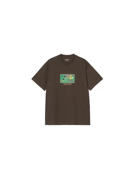 Carhartt WIP S/S Cream Of The Crop T-Shirt Mężczyźni Koszulki Carhartt WIP Size: M brązowy