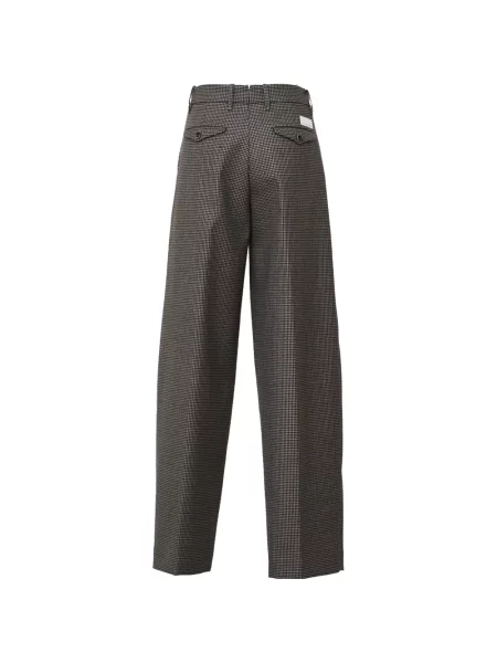 Pantaloni Nine In The Morning de lână în carouri
