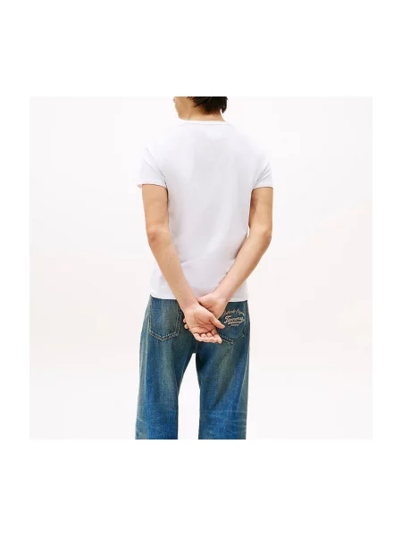 Textil Tommy Jeans Xslim Jersey bílé