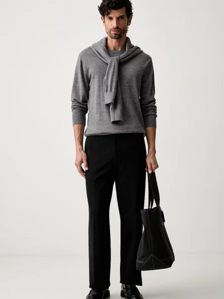 Calvin Klein pulover volnen siva