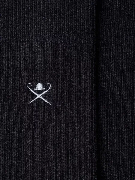 Șosete Hackett London cu broderie gri