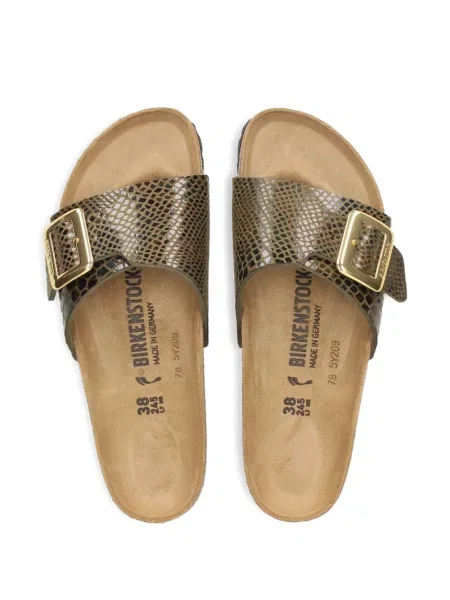 Sandale Birkenstock cu cataramă verde