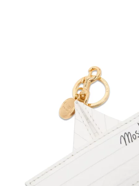 Inel Moschino alb