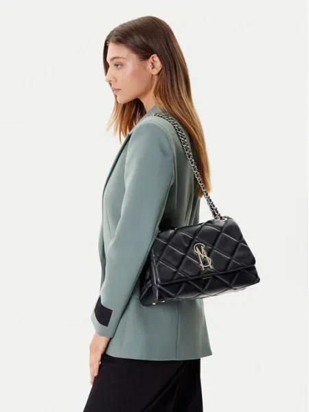 Torba Steve Madden Bjolene Shoulder Bag Black/ Gold Universal czarna