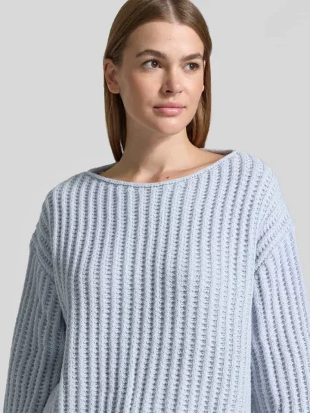 Sweter z dzianiny z okrągłym dekoltem model IMENY' Drykorn