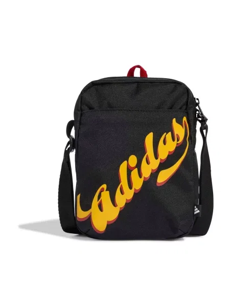 ADIDAS PERFORMANCE Športna torba TIRO rjava / žafran črna