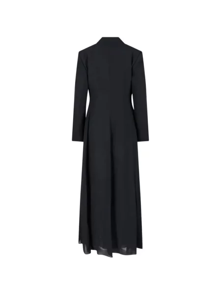 Rochie maxi Maison Margiela cu decolteu în V negru