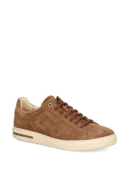 Fűzős bőr sneaker Birkenstock barna