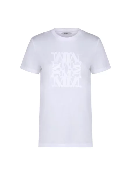 Haftowana koszulka Max Mara biała