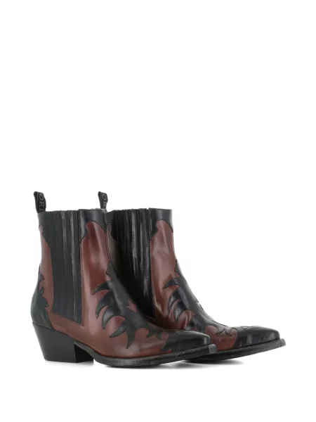 Botine Sartore din piele maro