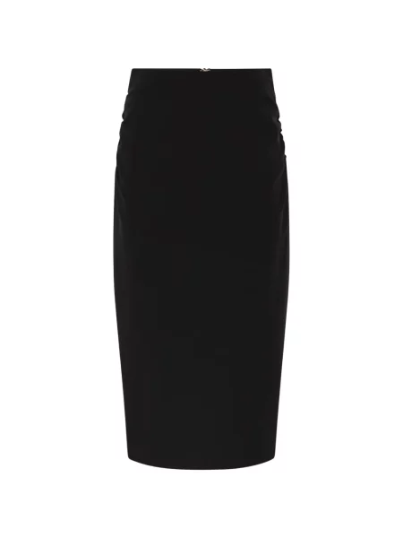 Fustă tip creion Max Mara drapată negru
