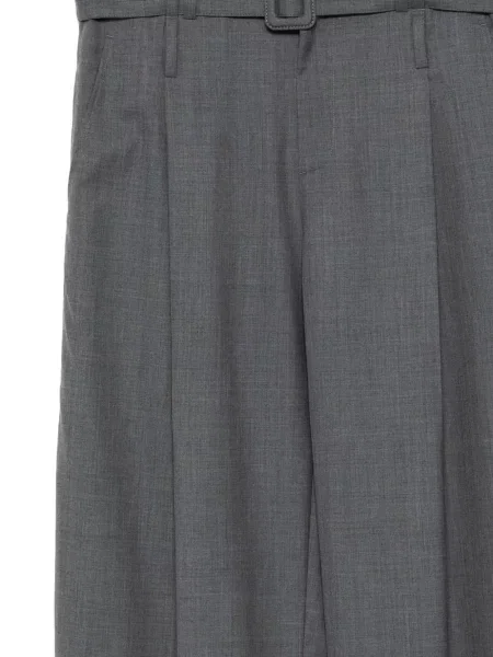 Cu centură pantaloni Less gri