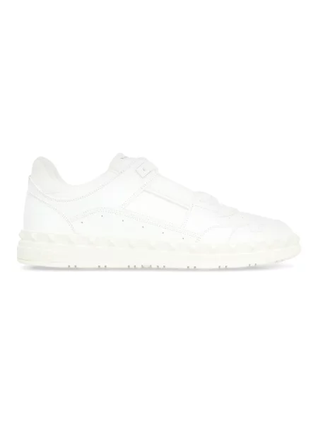 Lniane sneakersy Valentino Garavani białe
