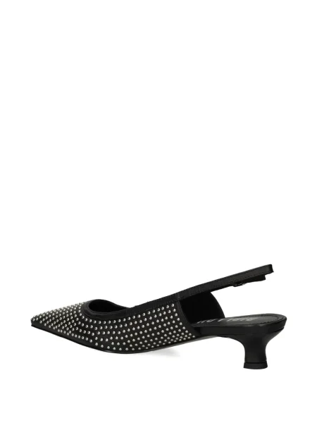Pantofi cu toc Bibi Lou cu tepi slingback negru