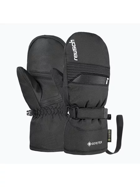 Mănuși de schi pentru copii Reusch Rocket GORE-TEX black/white alb