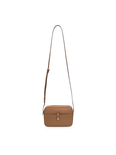 Torebka crossbody Il Bisonte skórzana beżowa