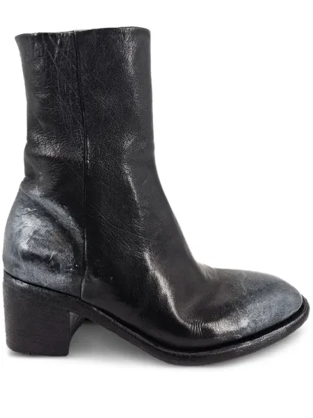 Cizme scurte Madison.maison din piele negru
