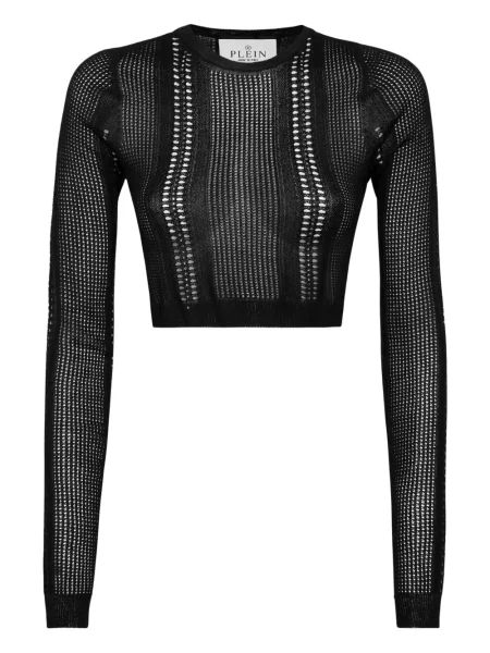Top Philipp Plein tricotate negru