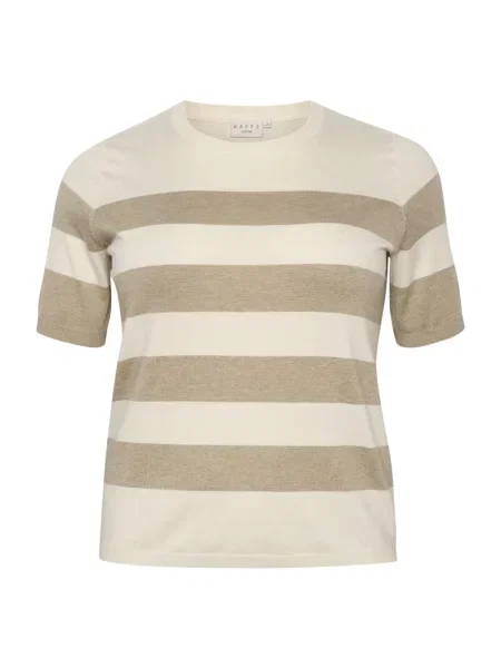 KAFFE CURVE Pulover KC Malia / tamno bež