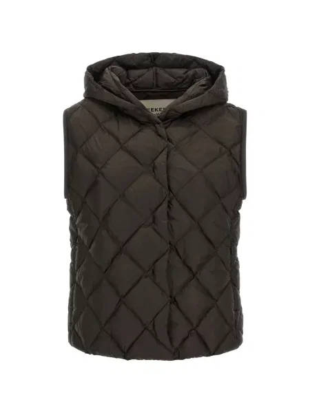 Vestă Weekend Max Mara cu glugă maro