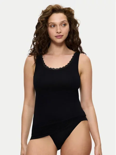 Triumph Топ Feel Of Cotton чорний
