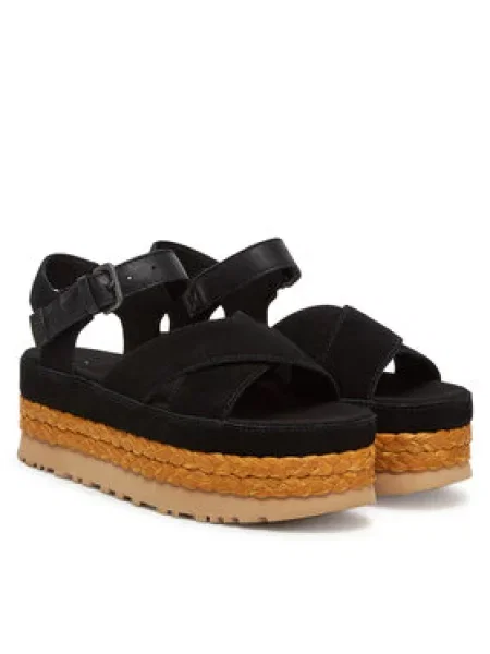 Ugg Espadrilky W Aubrey Ankle Strap černá
