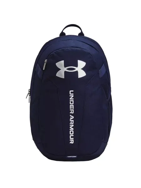 Hátizsák Under Armour Hustle Lite Backpack Midnight Navy/ Midnight Navy/ Metallic Silver 24 l kék