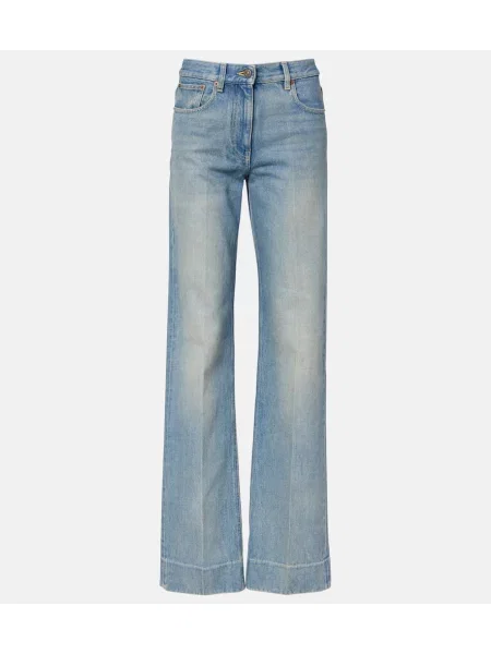 Traperice Valentino niski struk plava