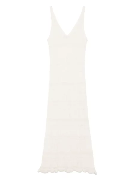 Rochie midi Faliero Sarti până la genunchi de costum alb