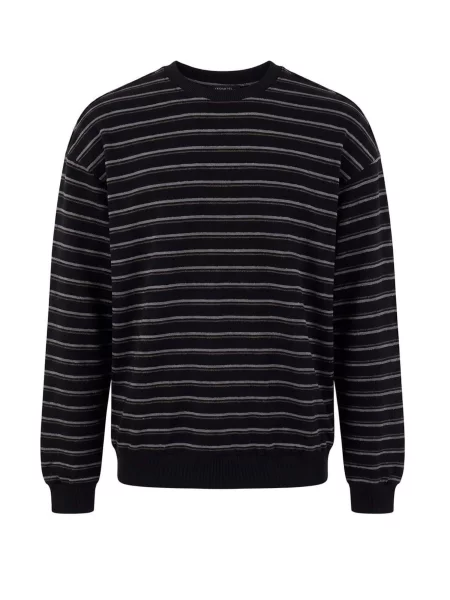 Trendyol Pulover bej deschis / negru alb