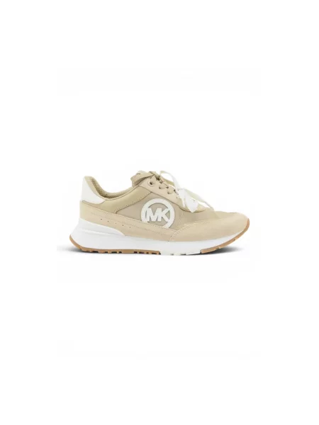 Sneakersy Michael Kors skórzane beżowe