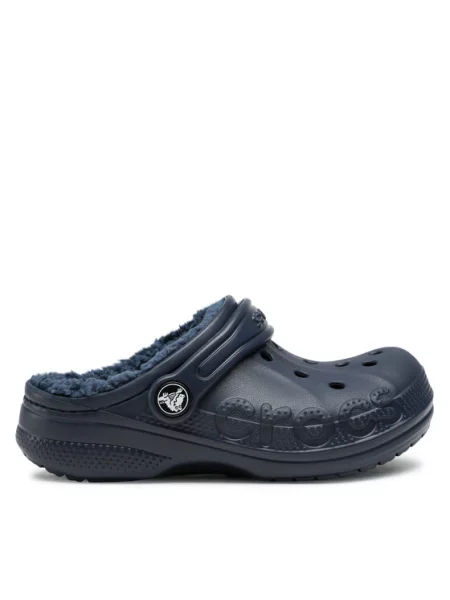 Crocs Klapki Baya Lined Clog K Granatowy