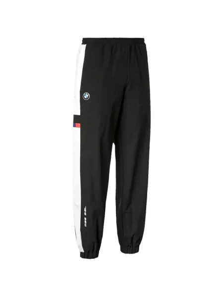 Pantaloni Puma cu dungi alergare negru