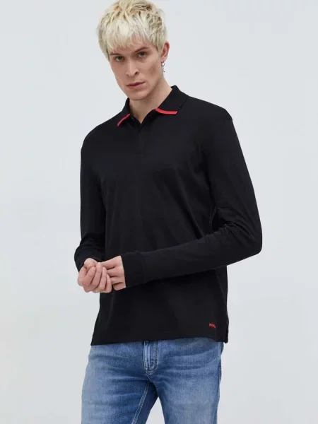 Tricou mânecă lungă Hugo negru