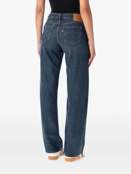 Levágott öves magas derekú szoknya Levi's® fekete