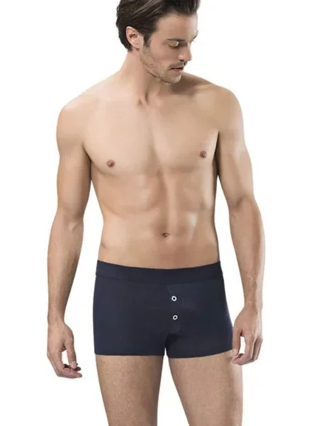 Мужские трусы боксеры с низкой посадкой сині