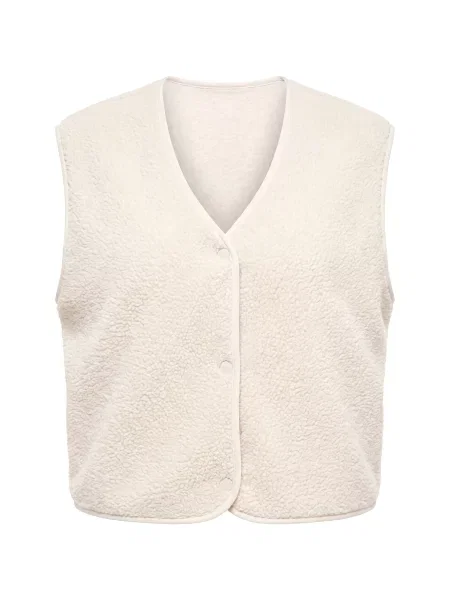 Ulla Popken Vestă deschis bej